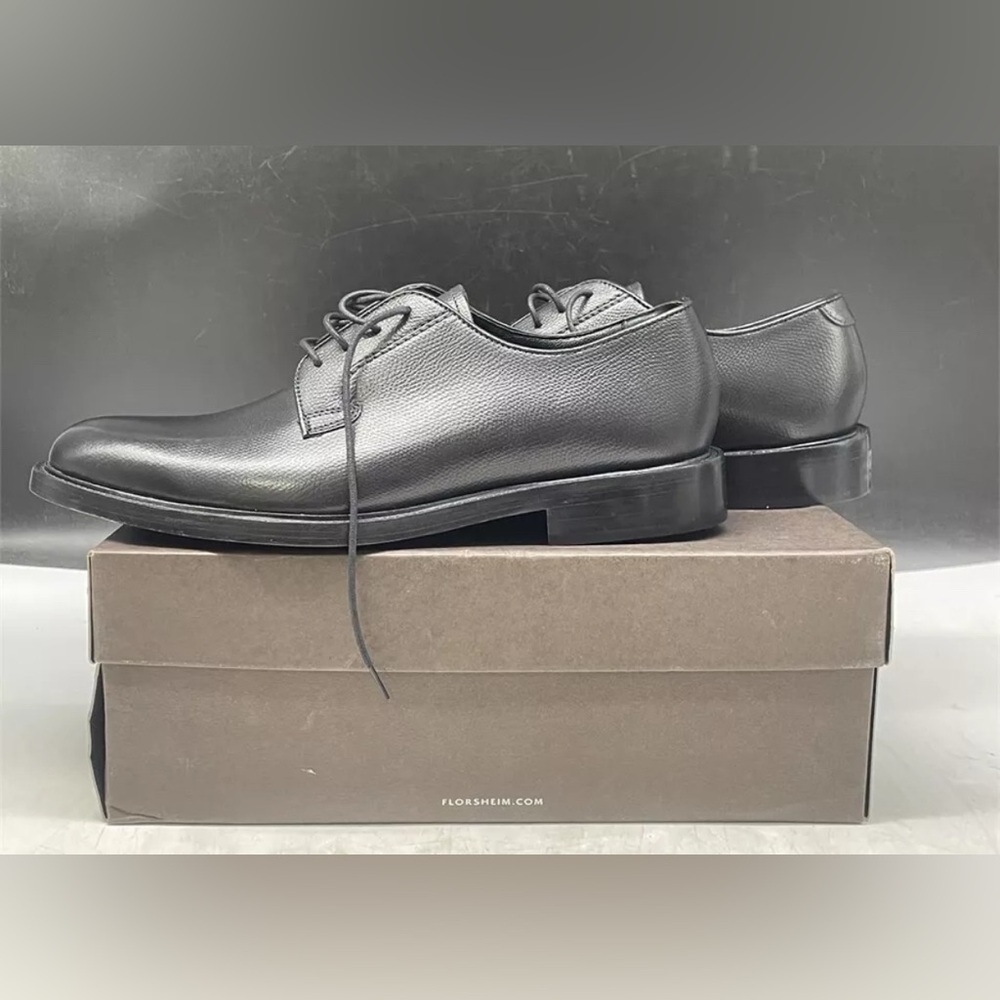 Brand New Floresheim Bostonian Oxford Black Dress Shoes - Size 9.5
